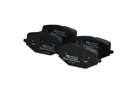 Bremsbelagsatz, Scheibenbremse Hinterachse VALEO 302931A Bild Bremsbelagsatz, Scheibenbremse Hinterachse VALEO 302931A