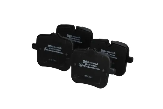 Bremsbelagsatz, Scheibenbremse Hinterachse VALEO 302933A Bild Bremsbelagsatz, Scheibenbremse Hinterachse VALEO 302933A