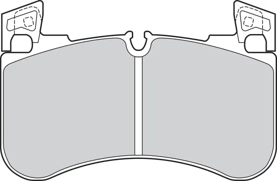 Bremsbelagsatz, Scheibenbremse Vorderachse VALEO 302935 Bild Bremsbelagsatz, Scheibenbremse Vorderachse VALEO 302935
