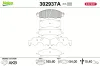 Bremsbelagsatz, Scheibenbremse Vorderachse VALEO 302937A Bild Bremsbelagsatz, Scheibenbremse Vorderachse VALEO 302937A