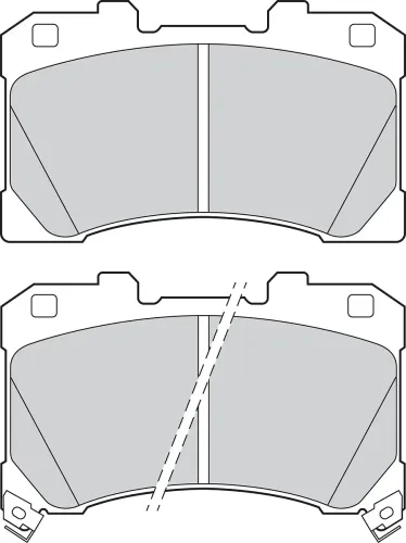 Bremsbelagsatz, Scheibenbremse Vorderachse VALEO 302938 Bild Bremsbelagsatz, Scheibenbremse Vorderachse VALEO 302938