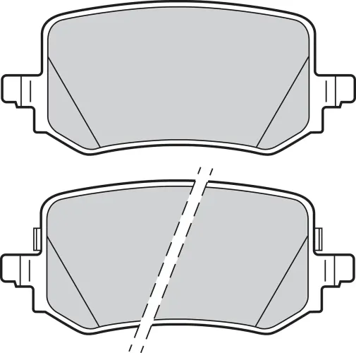Bremsbelagsatz, Scheibenbremse Hinterachse VALEO 302939 Bild Bremsbelagsatz, Scheibenbremse Hinterachse VALEO 302939