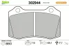 Bremsbelagsatz, Scheibenbremse Vorderachse VALEO 302944 Bild Bremsbelagsatz, Scheibenbremse Vorderachse VALEO 302944