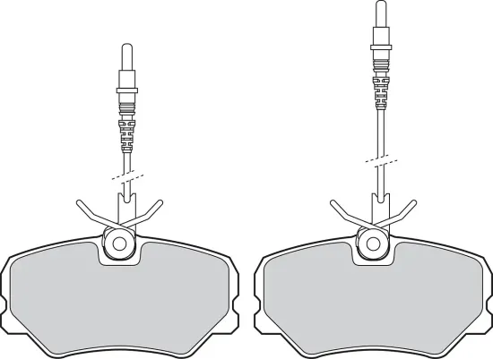 Bremsbelagsatz, Scheibenbremse Vorderachse VALEO 302946 Bild Bremsbelagsatz, Scheibenbremse Vorderachse VALEO 302946
