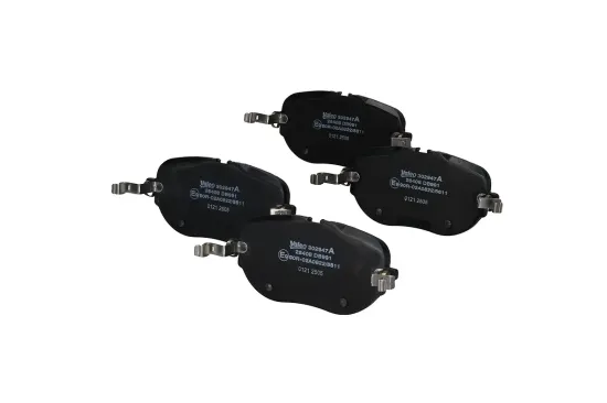 Bremsbelagsatz, Scheibenbremse Vorderachse VALEO 302947A Bild Bremsbelagsatz, Scheibenbremse Vorderachse VALEO 302947A