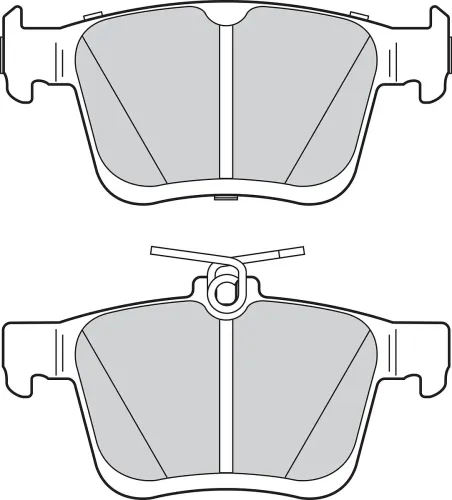 Bremsbelagsatz, Scheibenbremse Hinterachse VALEO 302952 Bild Bremsbelagsatz, Scheibenbremse Hinterachse VALEO 302952