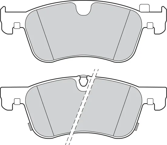Bremsbelagsatz, Scheibenbremse Vorderachse VALEO 302953 Bild Bremsbelagsatz, Scheibenbremse Vorderachse VALEO 302953