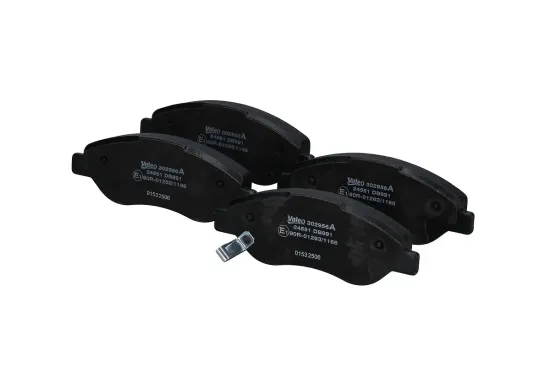 Bremsbelagsatz, Scheibenbremse Vorderachse VALEO 302956A Bild Bremsbelagsatz, Scheibenbremse Vorderachse VALEO 302956A