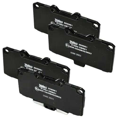 Bremsbelagsatz, Scheibenbremse Vorderachse VALEO 302961 Bild Bremsbelagsatz, Scheibenbremse Vorderachse VALEO 302961