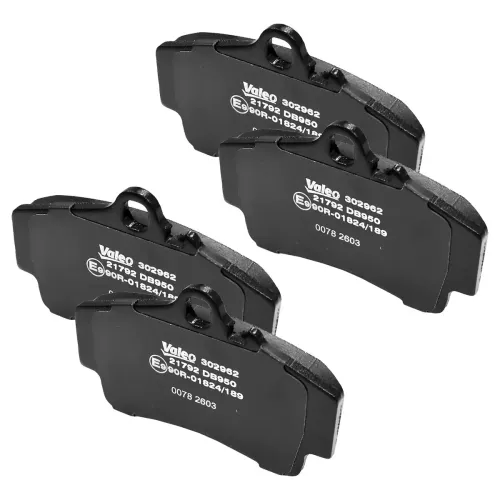 Bremsbelagsatz, Scheibenbremse Hinterachse VALEO 302962 Bild Bremsbelagsatz, Scheibenbremse Hinterachse VALEO 302962