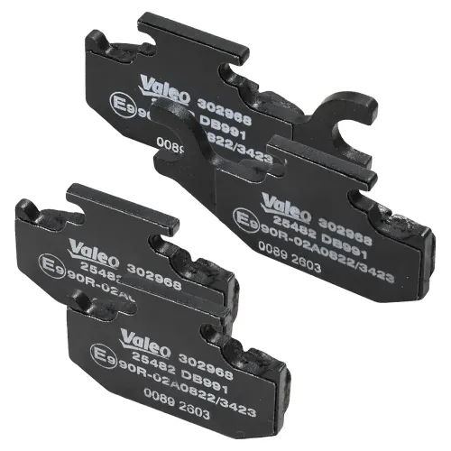 Bremsbelagsatz, Scheibenbremse Vorderachse VALEO 302968 Bild Bremsbelagsatz, Scheibenbremse Vorderachse VALEO 302968
