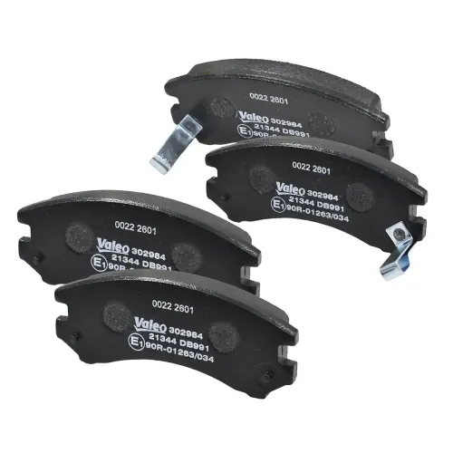 Bremsbelagsatz, Scheibenbremse Vorderachse VALEO 302984 Bild Bremsbelagsatz, Scheibenbremse Vorderachse VALEO 302984