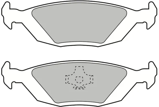 Bremsbelagsatz, Scheibenbremse Hinterachse VALEO 302986 Bild Bremsbelagsatz, Scheibenbremse Hinterachse VALEO 302986