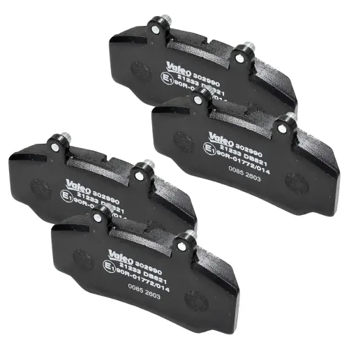 Bremsbelagsatz, Scheibenbremse Vorderachse VALEO 302990 Bild Bremsbelagsatz, Scheibenbremse Vorderachse VALEO 302990