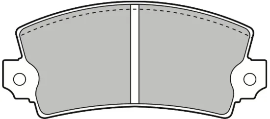 Bremsbelagsatz, Scheibenbremse Hinterachse VALEO 302995 Bild Bremsbelagsatz, Scheibenbremse Hinterachse VALEO 302995