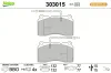 Bremsbelagsatz, Scheibenbremse Vorderachse VALEO 303015 Bild Bremsbelagsatz, Scheibenbremse Vorderachse VALEO 303015