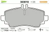 Bremsbelagsatz, Scheibenbremse Vorderachse VALEO 303018 Bild Bremsbelagsatz, Scheibenbremse Vorderachse VALEO 303018