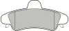 Bremsbelagsatz, Scheibenbremse Hinterachse VALEO 303024 Bild Bremsbelagsatz, Scheibenbremse Hinterachse VALEO 303024