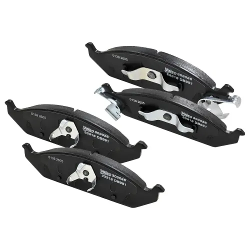 Bremsbelagsatz, Scheibenbremse Vorderachse VALEO 303026 Bild Bremsbelagsatz, Scheibenbremse Vorderachse VALEO 303026