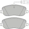 Bremsbelagsatz, Scheibenbremse Vorderachse VALEO 303031 Bild Bremsbelagsatz, Scheibenbremse Vorderachse VALEO 303031