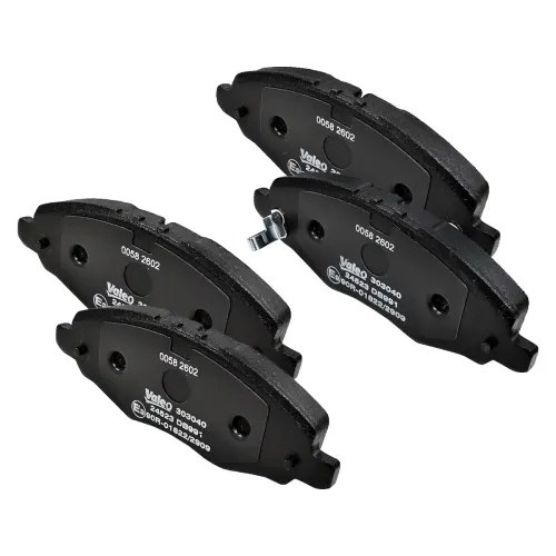 Bremsbelagsatz, Scheibenbremse Vorderachse VALEO 303040 Bild Bremsbelagsatz, Scheibenbremse Vorderachse VALEO 303040