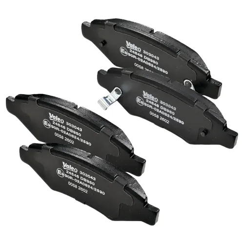 Bremsbelagsatz, Scheibenbremse Hinterachse VALEO 303043 Bild Bremsbelagsatz, Scheibenbremse Hinterachse VALEO 303043