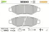 Bremsbelagsatz, Scheibenbremse Hinterachse VALEO 303043