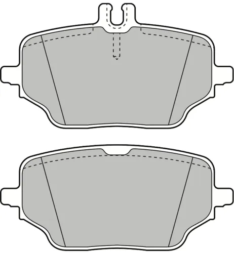 Bremsbelagsatz, Scheibenbremse Hinterachse VALEO 303058A Bild Bremsbelagsatz, Scheibenbremse Hinterachse VALEO 303058A