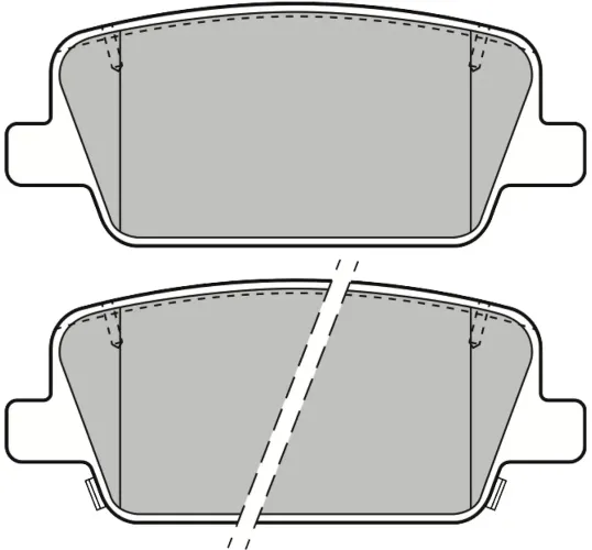 Bremsbelagsatz, Scheibenbremse Hinterachse VALEO 303059A Bild Bremsbelagsatz, Scheibenbremse Hinterachse VALEO 303059A