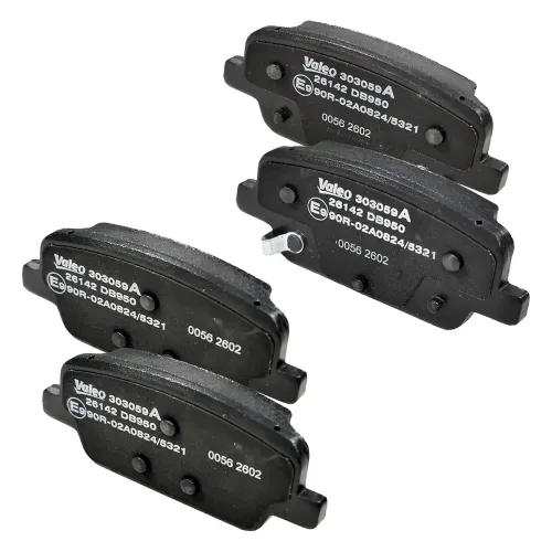 Bremsbelagsatz, Scheibenbremse Hinterachse VALEO 303059A Bild Bremsbelagsatz, Scheibenbremse Hinterachse VALEO 303059A