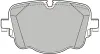 Bremsbelagsatz, Scheibenbremse Hinterachse VALEO 303060A Bild Bremsbelagsatz, Scheibenbremse Hinterachse VALEO 303060A