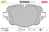 Bremsbelagsatz, Scheibenbremse Hinterachse VALEO 303060A