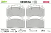 Bremsbelagsatz, Scheibenbremse Vorderachse VALEO 303061A