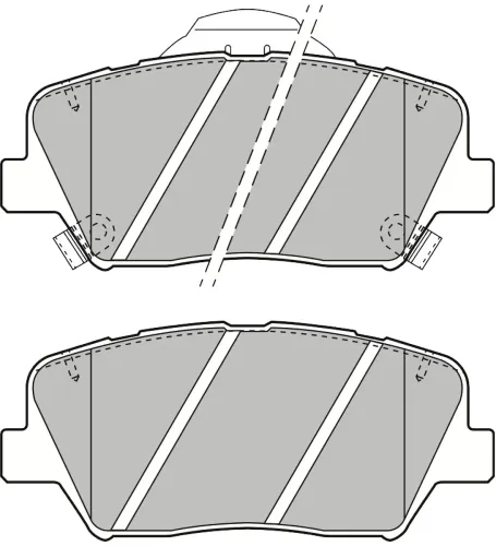 Bremsbelagsatz, Scheibenbremse Vorderachse VALEO 303062A Bild Bremsbelagsatz, Scheibenbremse Vorderachse VALEO 303062A
