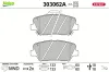 Bremsbelagsatz, Scheibenbremse Vorderachse VALEO 303062A Bild Bremsbelagsatz, Scheibenbremse Vorderachse VALEO 303062A