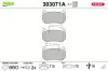 Bremsbelagsatz, Scheibenbremse Hinterachse VALEO 303071A Bild Bremsbelagsatz, Scheibenbremse Hinterachse VALEO 303071A