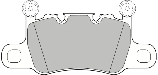 Bremsbelagsatz, Scheibenbremse Hinterachse VALEO 303072A Bild Bremsbelagsatz, Scheibenbremse Hinterachse VALEO 303072A
