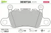 Bremsbelagsatz, Scheibenbremse Hinterachse VALEO 303072A Bild Bremsbelagsatz, Scheibenbremse Hinterachse VALEO 303072A