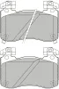 Bremsbelagsatz, Scheibenbremse Vorderachse VALEO 303074A Bild Bremsbelagsatz, Scheibenbremse Vorderachse VALEO 303074A