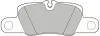 Bremsbelagsatz, Scheibenbremse Hinterachse VALEO 303077A Bild Bremsbelagsatz, Scheibenbremse Hinterachse VALEO 303077A