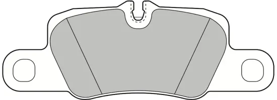 Bremsbelagsatz, Scheibenbremse Hinterachse VALEO 303077A Bild Bremsbelagsatz, Scheibenbremse Hinterachse VALEO 303077A