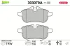 Bremsbelagsatz, Scheibenbremse Hinterachse VALEO 303079A Bild Bremsbelagsatz, Scheibenbremse Hinterachse VALEO 303079A