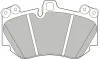 Bremsbelagsatz, Scheibenbremse Vorderachse VALEO 303080A Bild Bremsbelagsatz, Scheibenbremse Vorderachse VALEO 303080A