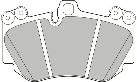 Bremsbelagsatz, Scheibenbremse Vorderachse VALEO 303080A Bild Bremsbelagsatz, Scheibenbremse Vorderachse VALEO 303080A