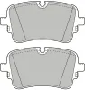 Bremsbelagsatz, Scheibenbremse Hinterachse VALEO 303082A Bild Bremsbelagsatz, Scheibenbremse Hinterachse VALEO 303082A