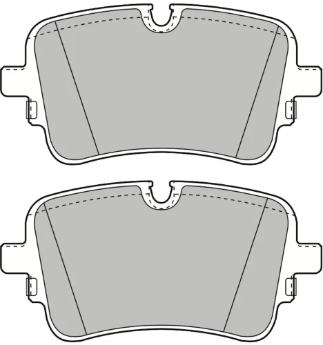 Bremsbelagsatz, Scheibenbremse Hinterachse VALEO 303082A Bild Bremsbelagsatz, Scheibenbremse Hinterachse VALEO 303082A
