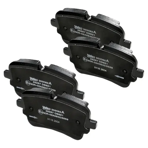 Bremsbelagsatz, Scheibenbremse Hinterachse VALEO 303082A Bild Bremsbelagsatz, Scheibenbremse Hinterachse VALEO 303082A