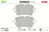 Bremsbelagsatz, Scheibenbremse Hinterachse VALEO 303082A Bild Bremsbelagsatz, Scheibenbremse Hinterachse VALEO 303082A