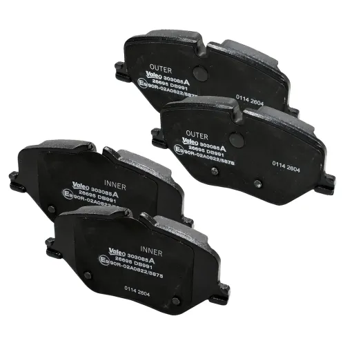 Bremsbelagsatz, Scheibenbremse Vorderachse VALEO 303085A Bild Bremsbelagsatz, Scheibenbremse Vorderachse VALEO 303085A
