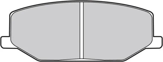 Bremsbelagsatz, Scheibenbremse Vorderachse VALEO 598021 Bild Bremsbelagsatz, Scheibenbremse Vorderachse VALEO 598021